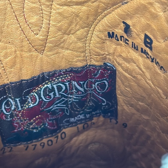 Old Gringo Women's Eagle Western Boot Snip Toe size 7 - Picture 8 of 8